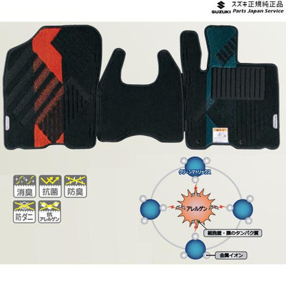 MR52S 系ハスラー 131 フロアマット(ジュータン)〈ポップブロック〉 BATW 75901-59S30 HUSTLER SUZUKI