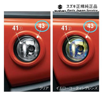 MR52S 系ハスラー 43 フォグランプベゼルセット HUSTLER SUZUKI