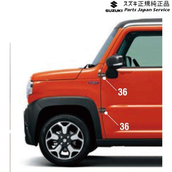 MR52S系ハスラー 36 ドアヒンジガーニッシュ ABU9 9923A-59S20 HUSTLER SUZUKI