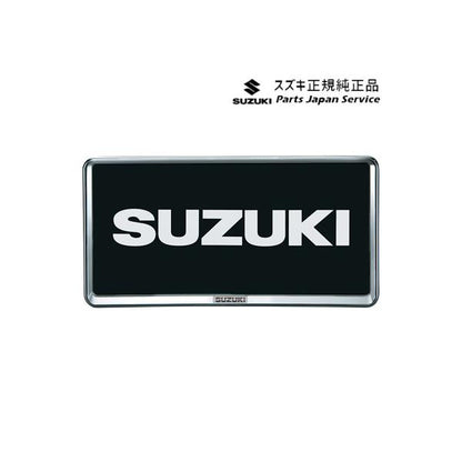 MR52S系ハスラー 139.ナンバープレートリム(ブラックメッキ1枚)ABT3 9911D-63R00-ZKP HUSTLER SUZUKI