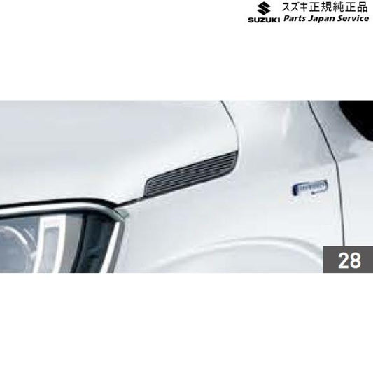 FF21S系イグニス 28.フロントフードガーニッシュ AAVQ 99000-99060-HG1 IGNIS SUZUKI