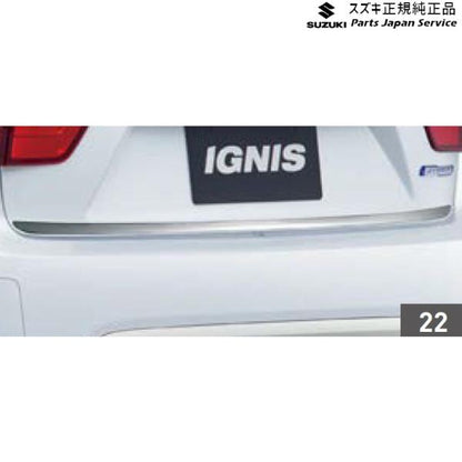 FF21S系イグニス 22.バックドアガーニッシュ AAVM 99000-990EJ-BG3 IGNIS SUZUKI