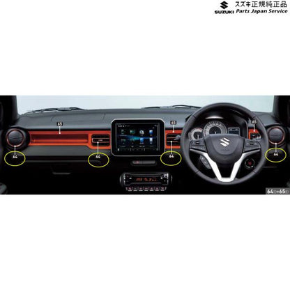 FF21S系イグニス 64.エアコンダクトガーニッシュ IGNIS SUZUKI