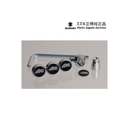 JB64W系ジムニー 113.ナンバープレートロックボルト(ロゴ入り) JIMNY SUZUKI