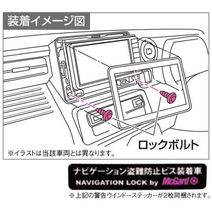 【クリックポスト】【小型宅配】HE33S系ラパン 243.ナビゲーションロックボルトセット C9DA 99000-990Y7-NB1 LAPIN SUZUKI