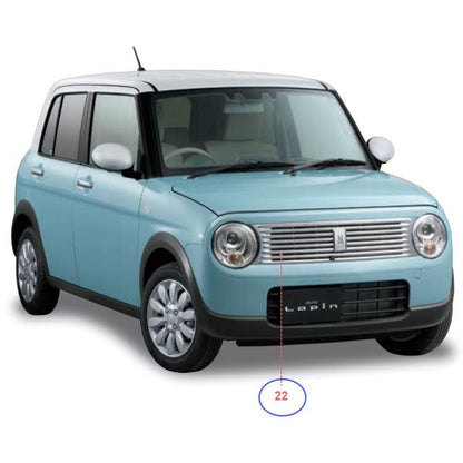 HE33S系ラパン 22.フロントグリル AC7L フロントカメラ有車用 9911C-80P80 LAPIN SUZUKI