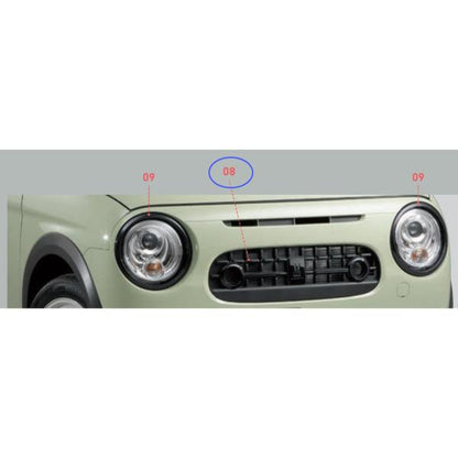 HE33S系ラパン 08.フロントグリル AC7M フロントカメラ有車用 9911C-80P90 LAPIN SUZUKI