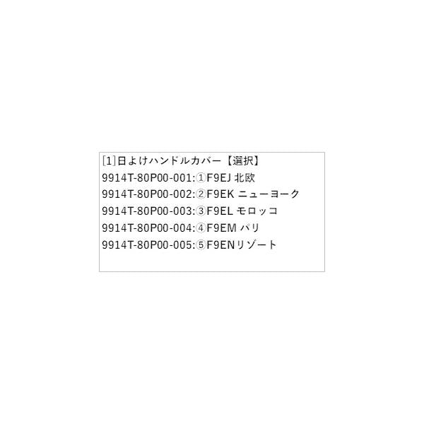 HE33S系ラパン 106.日よけハンドルカバー LAPIN SUZUKI