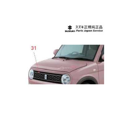 HE33S系ラパン 31.フロントグリル AALF フロントカメラ無車用 99000-99076-L1L LAPIN SUZUKI
