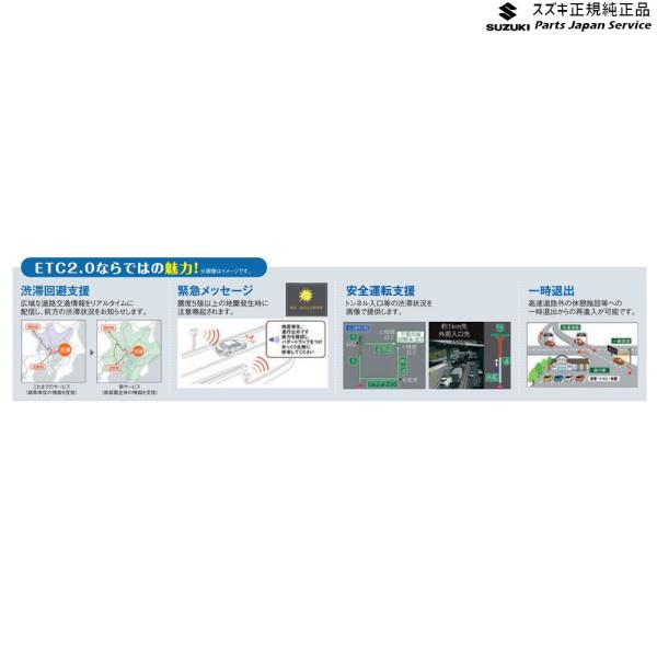 HE33S系ラパン 251.ETC2.0車載器 CAB7 9909F-67TF2-P01 LAPIN SUZUKI