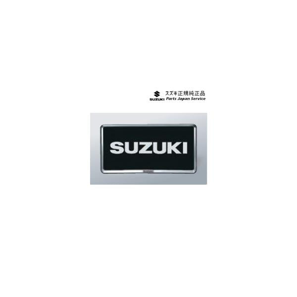 JC74W系ジムニーノマド 123.ナンバープレートリム(ブラックメッキ)1枚 ACLG 9911D-63R01-ZKP JIMNYNOMADE SUZUKI