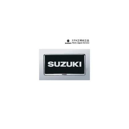 JC74W系ジムニーノマド 123.ナンバープレートリム(ブラックメッキ)1枚 ACLG 9911D-63R01-ZKP JIMNYNOMADE SUZUKI