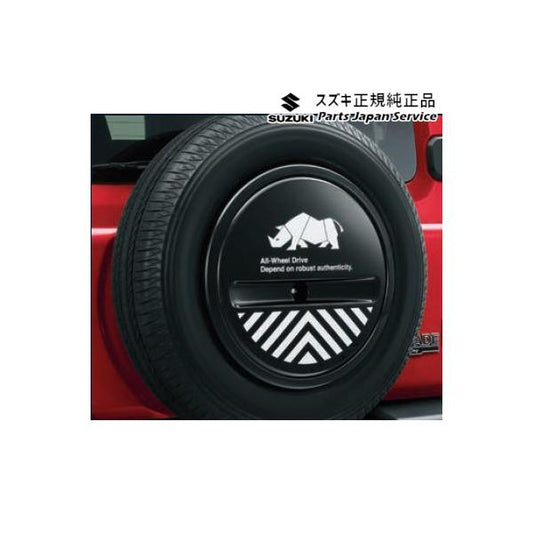 JC74W系ジムニーノマド 06-1.スペアタイヤハーフカバーデカール ACBB 99230-80T10-009 JIMNYNOMADE SUZUKI