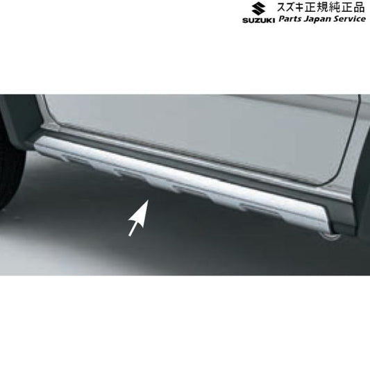 JB74W系ジムニーシエラ 06 サイドアンダーガーニッシュ ABME 金属調塗装 左右セット 99112-78R00 JIMNYSIERRA SUZUKI