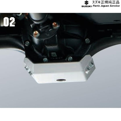 JB74W系ジムニーシエラ 02 リヤデフガード ABMK 9912J-77R41 JIMNYSIERRA SUZUKI