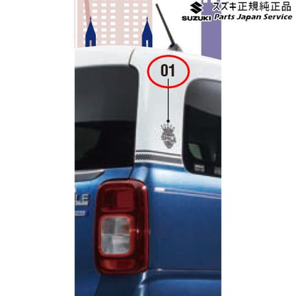 MX81S系ワゴンRスマイル 01.ピラーデカール AC1D 99230-84S30-002 WAGONR_SMILE SUZUKI