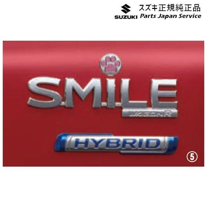 MX81S系ワゴンRスマイル 05.デコステッカー 肉球 WAGONR_SMILE SUZUKI