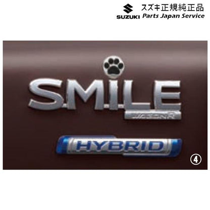 MX81S系ワゴンRスマイル 05.デコステッカー 肉球 WAGONR_SMILE SUZUKI