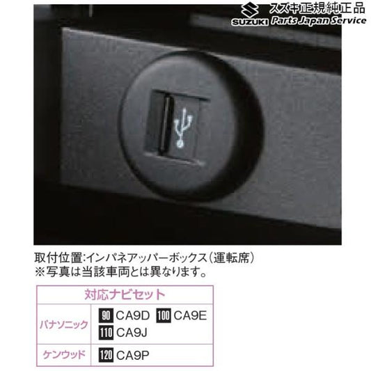 MA27S系ソリオ 174.USBソケット C9S0 39105-80P00 SOLIO SUZUKI