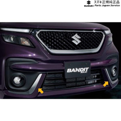 MA27S系ソリオ 3.フロントバンパーガーニッシュ ABZX 左右セット 99114-83S10-0PG SOLIO SUZUKI