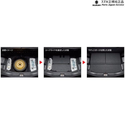 MA27S系ソリオ 185.スペアタイヤ固定キット F9FT 2WD車用 99157-83S00 SOLIO SUZUKI