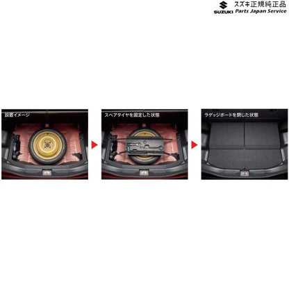MA27S系ソリオ 185.スペアタイヤ固定キット F9FU 4WD車用 99157-83S10 SOLIO SUZUKI