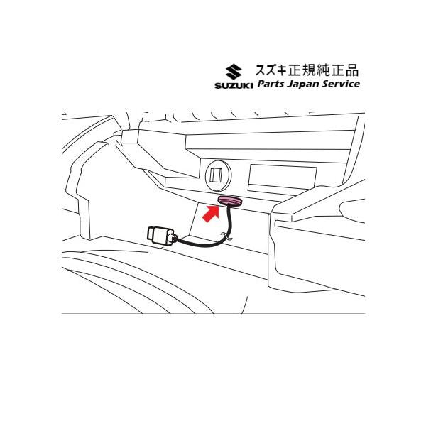 MAD7S系ソリオ 133.ケーブルグロメット CA4Q 9919A-81P00 SOLIO SUZUKI
