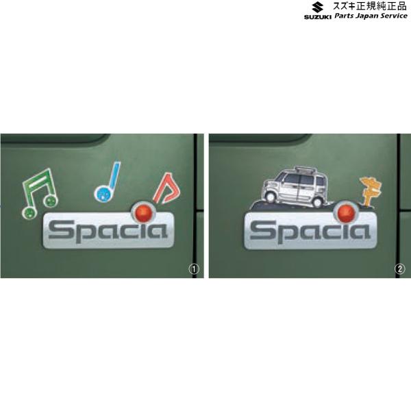 MK53S系スペーシア 104. デコステッカー SPACIA SUZUKI