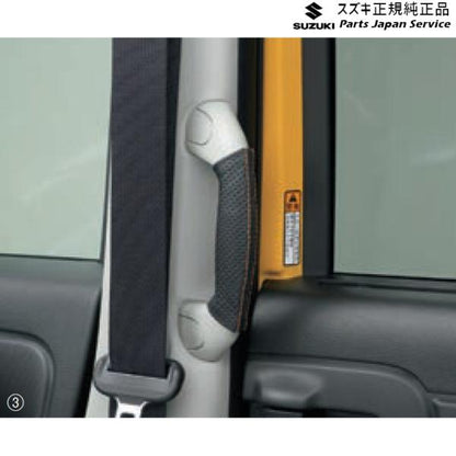 MK53S系スペーシア 70.本革乗降グリップカバー SPACIA SUZUKI
