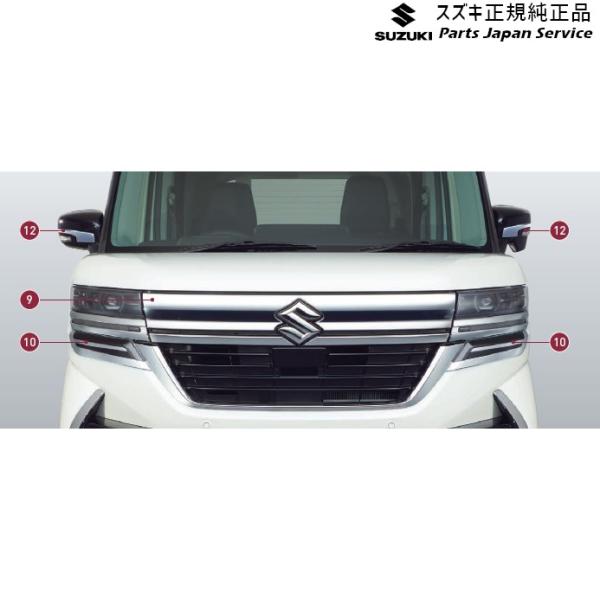 MK54S系スペーシア 10. ヘッドランプアンダーガーニッシュ ACD4 9912B-53U00 SPACIA SUZUKI