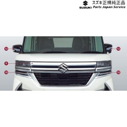 MK54S系スペーシア 10. ヘッドランプアンダーガーニッシュ ACD4 9912B-53U00 SPACIA SUZUKI