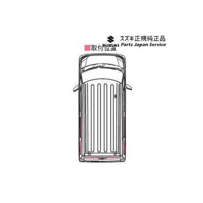 MK54S系スペーシア 143. UV+IRカットフィルムセット BB75 99156-53U00 SPACIA SUZUKI