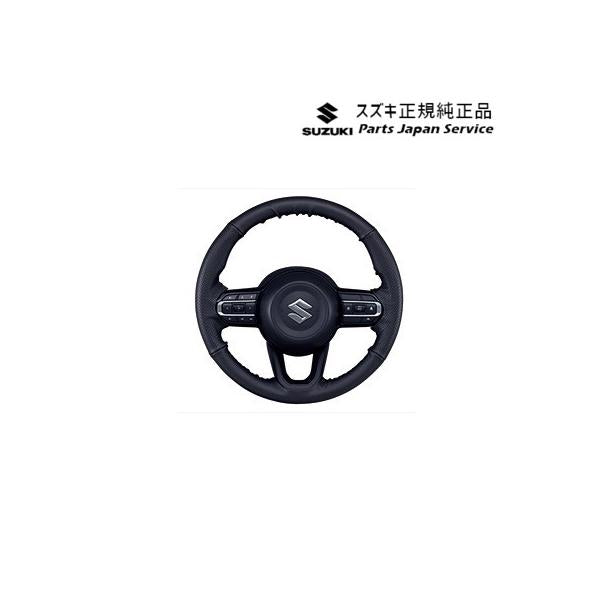 MK54S系スペーシア 109. 本革ステアリングホイールカバー BB70 SPACIA SUZUKI