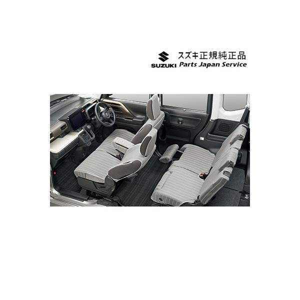【大型便】MK54S系スペーシア 101. ラクラク脱着シートカバー BB6W 9918A-53U90 SPACIA SUZUKI