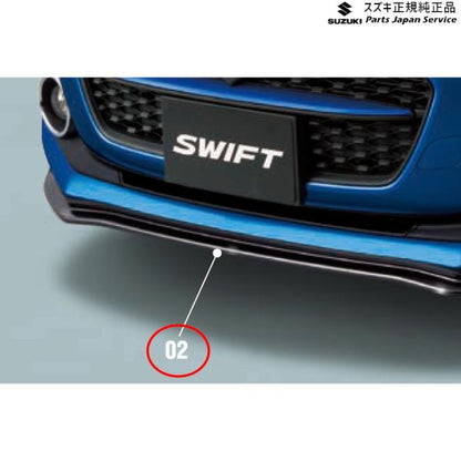 ZC53S系スイフト 02.フロントアンダースポイラー AB2L 99111-52R00-ZSC SWIFT SUZUKI