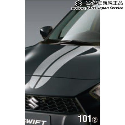 ZC53S系スイフト 101.フードデカール SWIFT SUZUKI