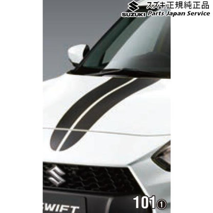 ZC53S系スイフト 101.フードデカール SWIFT SUZUKI