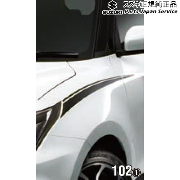 ZC53S系スイフト 102.フロントフェンダーデカール SWIFT SUZUKI