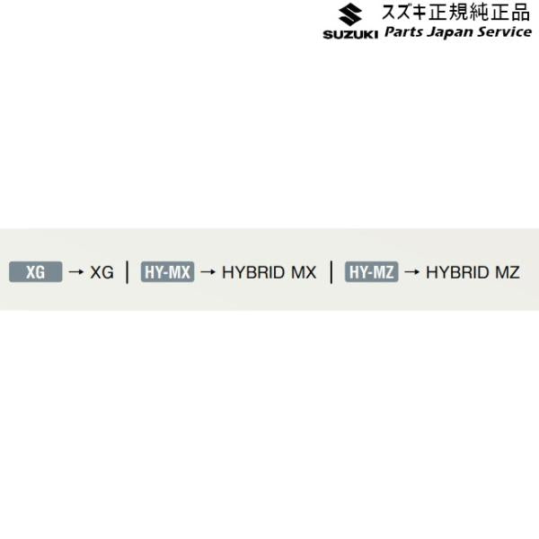 ZCDDS系スイフト 21.ボディグラフィック(スポーツマインド) A9BP 99000-99036-B22 SWIFT SUZUKI