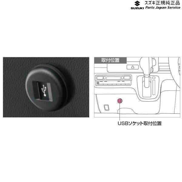 MH55S系ワゴンR 256.USBソケット C9S0 39105-80P00 WAGONR SUZUKI