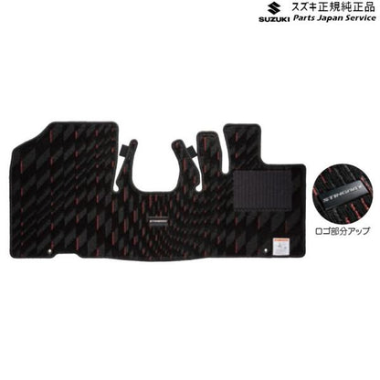 【大型便】MH55S系ワゴンR 102.フロアマット(ジュータン)〈ライトニングウェーブ〉BAFE 75901-63R61-WFM WAGONR SUZUKI