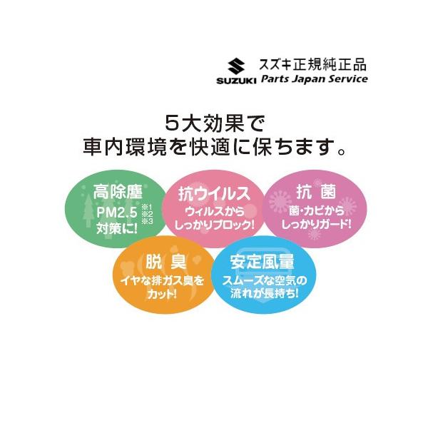 MH55S系ワゴンR 160.クリーンエアフィルター(高機能タイプ)B9VX 99000-79AJ3 WAGONR SUZUKI
