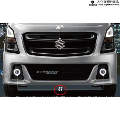 MH55S系ワゴンR 37.リングイルミ付ハロゲンフォグランプ D9ZR 左右セット 99173-63R60 WAGONR SUZUKI