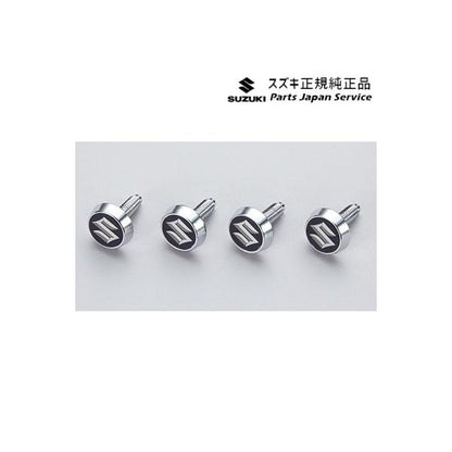 MH55S系ワゴンＲ 112.ナンバープレートロックボルト(ロゴ入り)ACBY 9927F-59S00 WAGONR SUZUKI