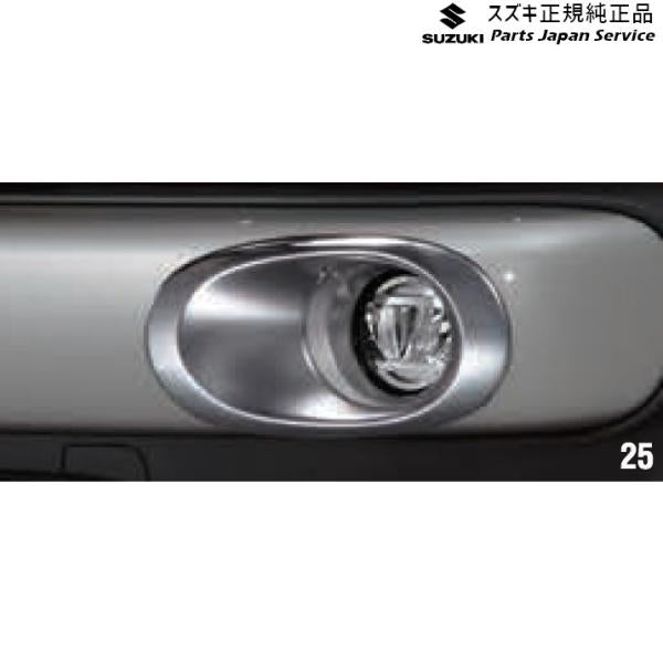 MN71S系クロスビー 25.フォグランプガーニッシュ ABCH 99114-76R00-0PG XBEE SUZUKI