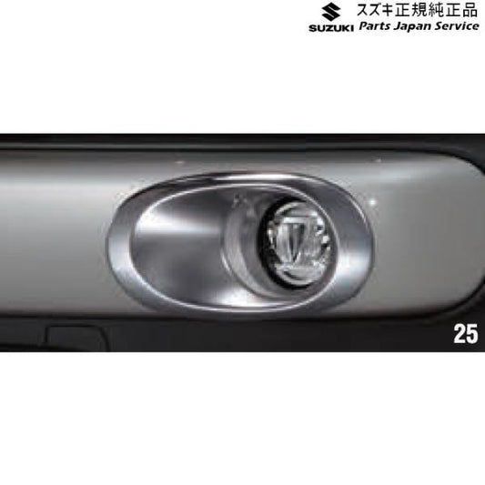MN71S系クロスビー 25.フォグランプガーニッシュ ABCH 99114-76R00-0PG XBEE SUZUKI