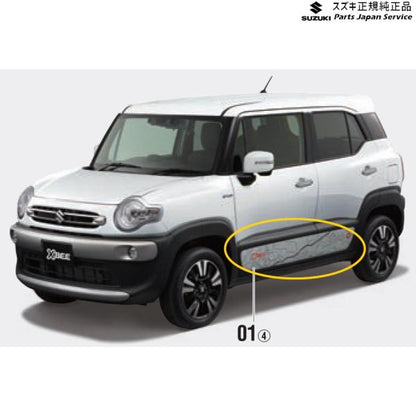 MN71S系クロスビー 01.ドアスプラッシュガードパネルデカール XBEE SUZUKI