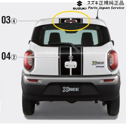 MN71S系クロスビー 03.ルーフデカール XBEE SUZUKI