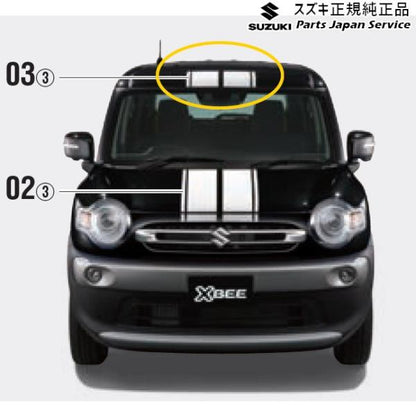 MN71S系クロスビー 03.ルーフデカール XBEE SUZUKI