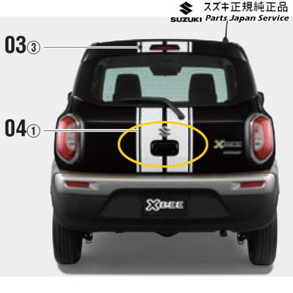 MN71S系クロスビー 04.バックドアデカール XBEE SUZUKI
